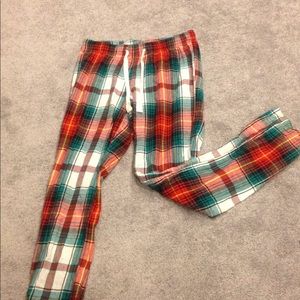 OLD NAVY SWEATPANTS FLANNEL CUTE WITH DRAWSTRING